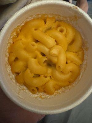 Baked Mac & Cheese  Not baked. Microwaved.