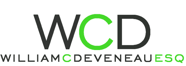 A logo of William C. Deveneau, Esq. PLC