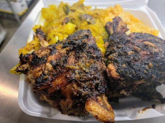 Jerk chicken Dinner