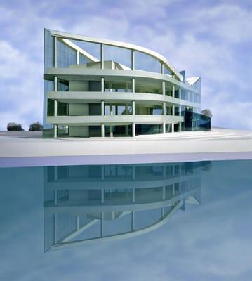 Proposed new container terminal corporate office building, Long Beach, CA