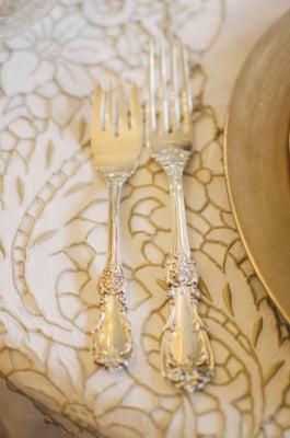 vintage table setting