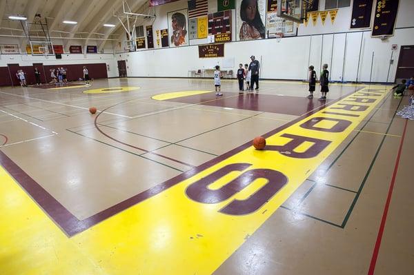 High school gym