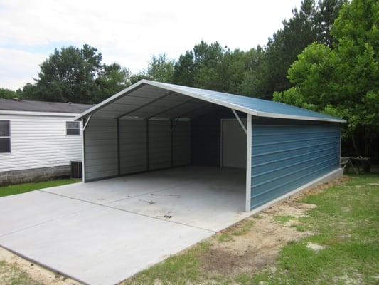 Carport with Storage!