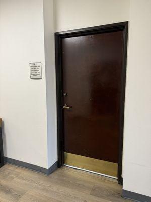 Door to office