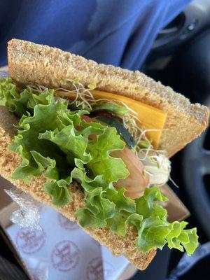 Vegetarian sandwich