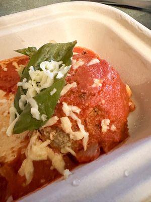 Eggplant Parm "meat" Balls