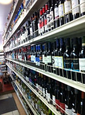 Wine selections