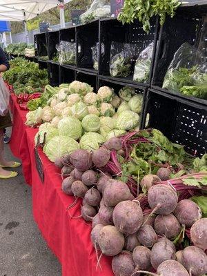 Beets, Cabbage, Greens, Herbs, etc