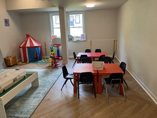 Updated Preschool classroom, 2023.