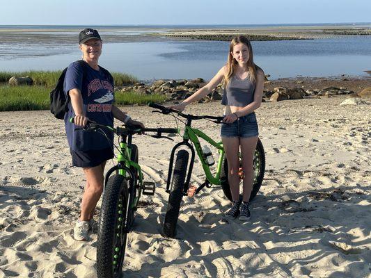 Fat bike beach tour