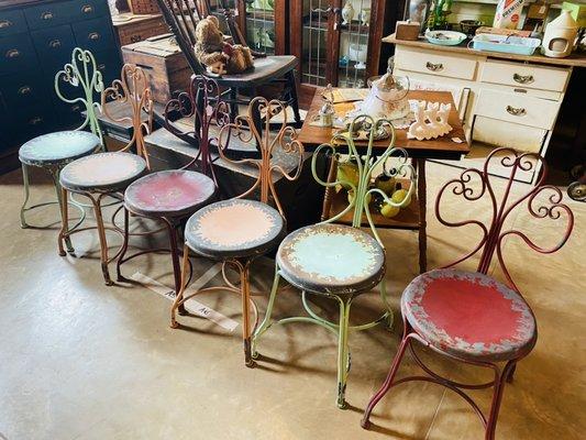 Loving everyone of these old chairs!