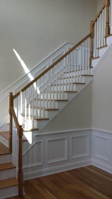 Custom wood wainscoting 