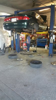 A.S.E Master technicians ready to service your vehicle.