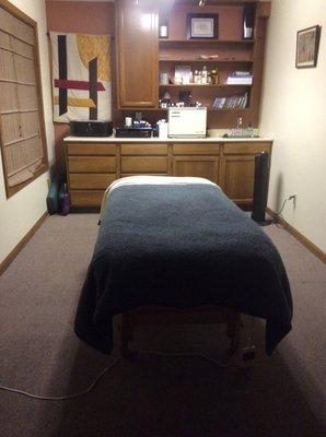 One of 3 massage rooms