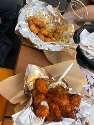 Wings And loaded tots