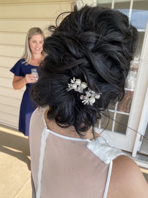 Bridal hair with Julie!