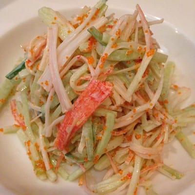 Fresh kani salad!