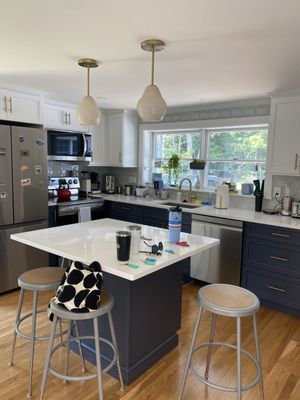 Former exam room--gorgeous kitchen now