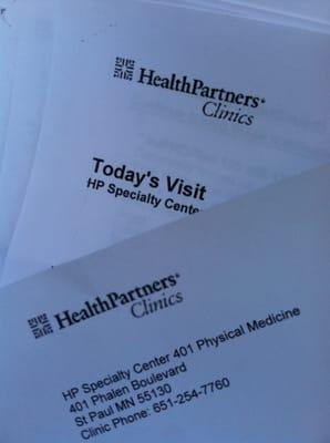 Great doctors/set up here.Appts are always on time, docs are knowledgeable & treat you like a person.Printouts after each visit.