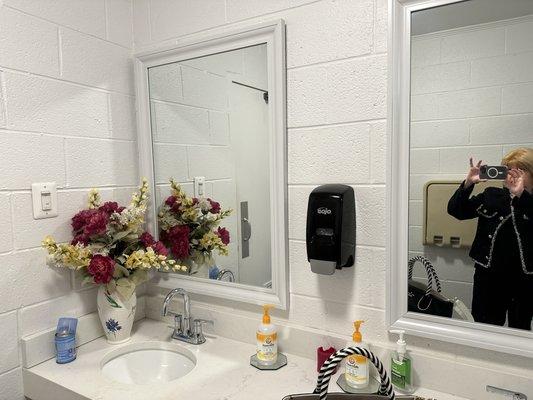 Clean and pretty bathrooms.