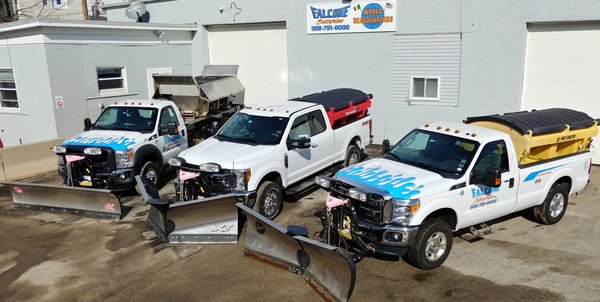 Our new snow and sanding fleet