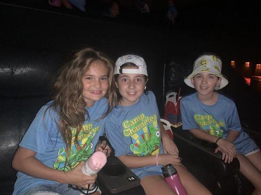 Camp Chameleon at the movies!