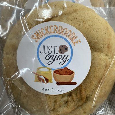 Vegan Snickerdoodle Cookie: From Just Enjoy Bakery in Grand Rapids