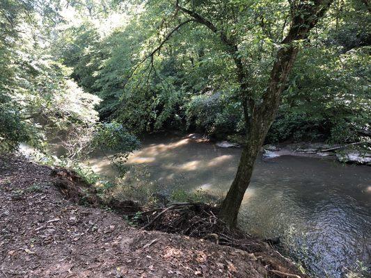 The river!  So calm!