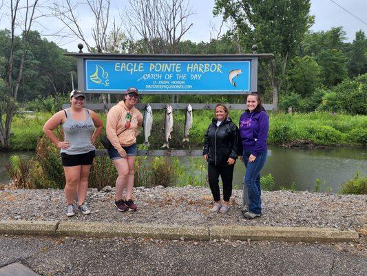 Ladies fishing trip.  The bite was slow but they jad a blast.