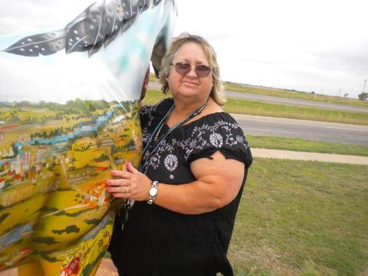 One of the painted horses of Wichita Falls . . . part of the MANE EVENT art project.