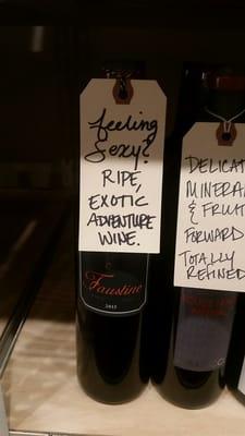 I always want exotic adventure wine that makes me feel sexy.