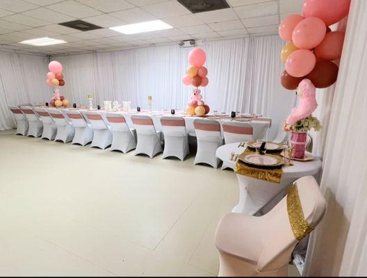 Baby shower setting