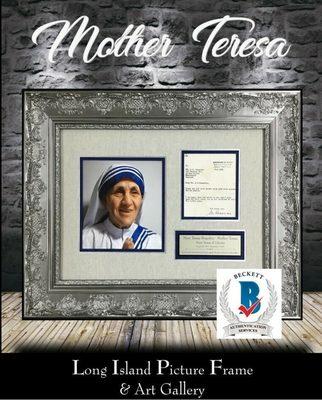 Mother Teresa Signed Letter from her Ministry. A Vast Inventory of Autographed Historical Items.