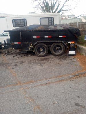 Dump trailer I put lights back on