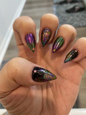 Halloween ready claws by Ryann