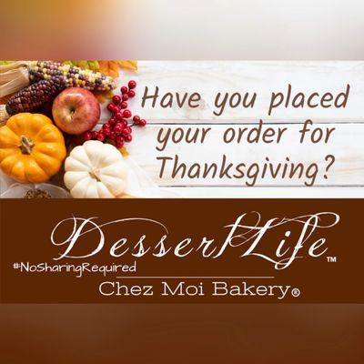 Have you ordered for Thanksgiving yet?