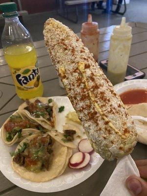 Elote preparado