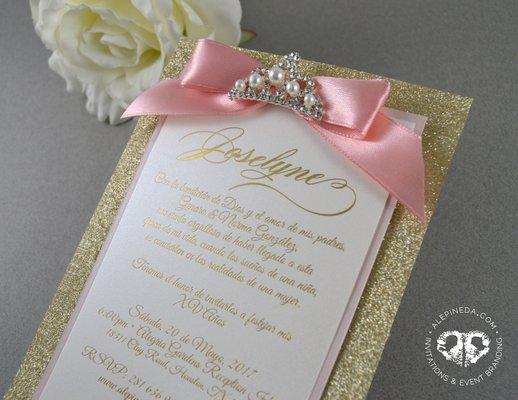 Custom couture invitations