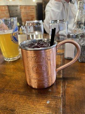 Blueberry mule