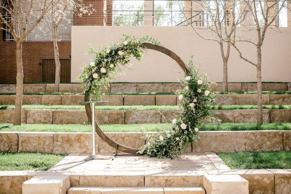 Our circle arbor!