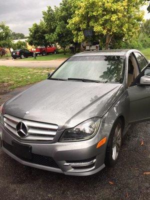 2018 silver Mercedes Benz