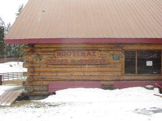 one of a kind store ,restuarant nestled in the west kootenai