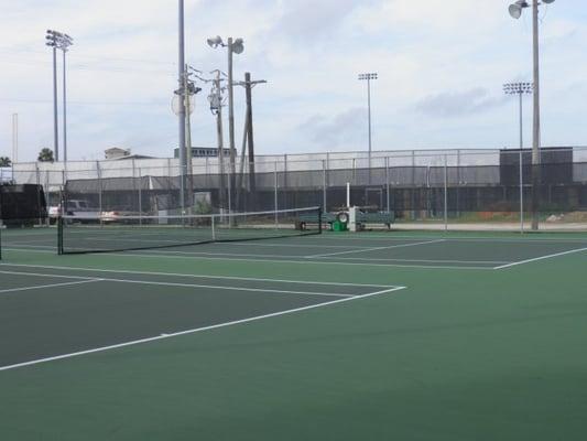 City Island Tennis Center, Daytona Beach, Florida.