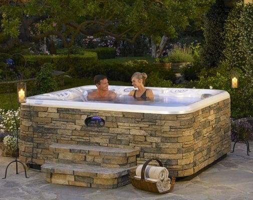 Hot Spring Spa with Spa Stone