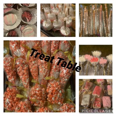 Treat table $100 not include the set up