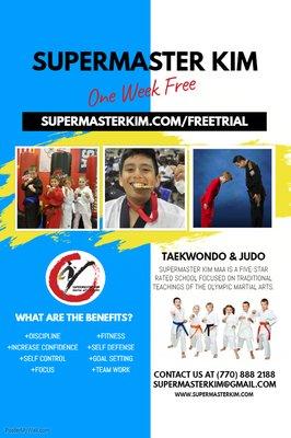 One Week Free Taekwondo or Judo Trial!