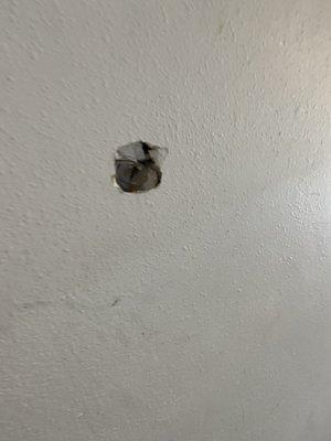 Holes in the wall (people always fighting)