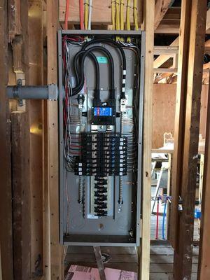 Brand new installed Eaton Cutler-Hammer electrical panel.