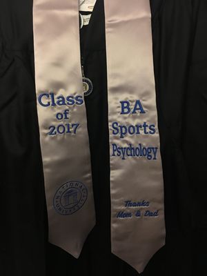 Graduation Stole personalized!