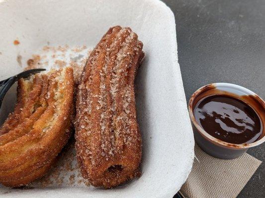 Churros con Chocolate